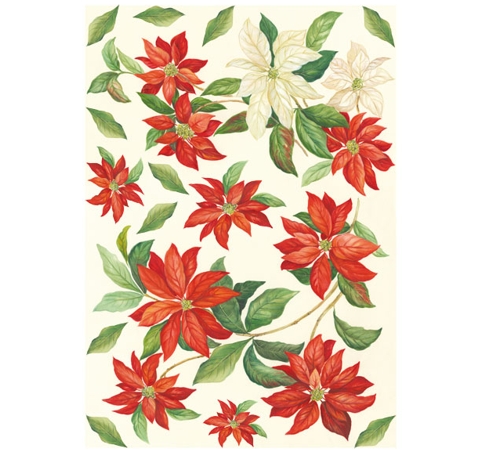 Рисовая бумага Calambour «Красные цветы»