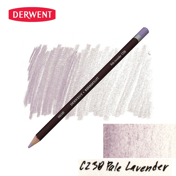 Карандаш цветной Derwent Coloursoft (C230) Бледная лаванда.