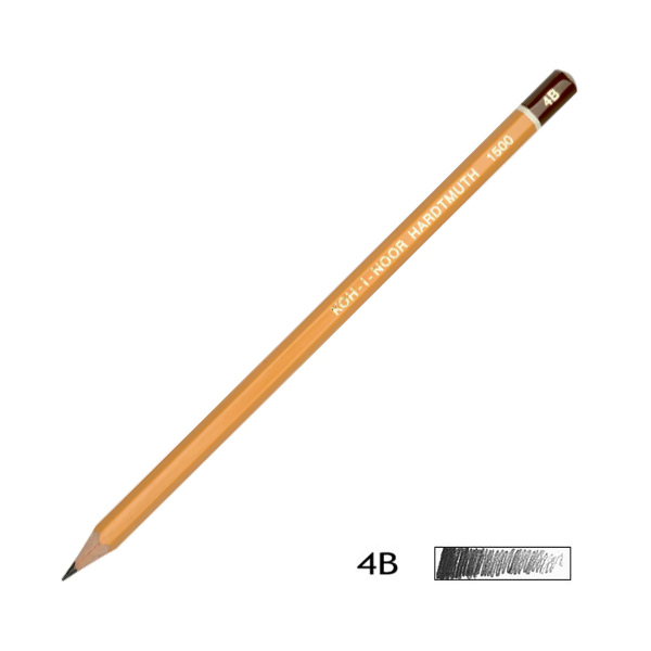 Олівець графітний 1500, Твердість 4B 