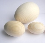 Яйце дерев'яне цільне (сосна), 60х45 мм 