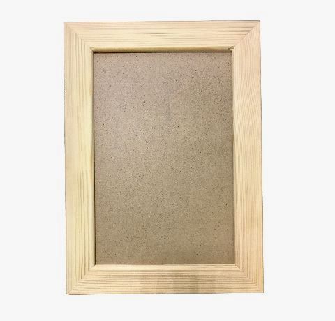 Деревянная рамка со стеклом, ширина 4 см, вставка 30x20 см