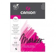 Блок паперу для маркерів XL (70 арк.), 70 г, A3, Canson 