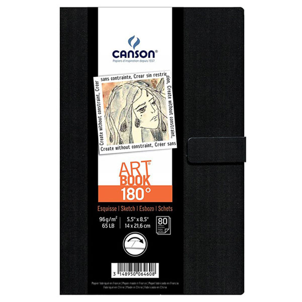 Canson блокнот для скетчу ARTBook "180", 96 г/кв.м, в асортименті  - фото 4