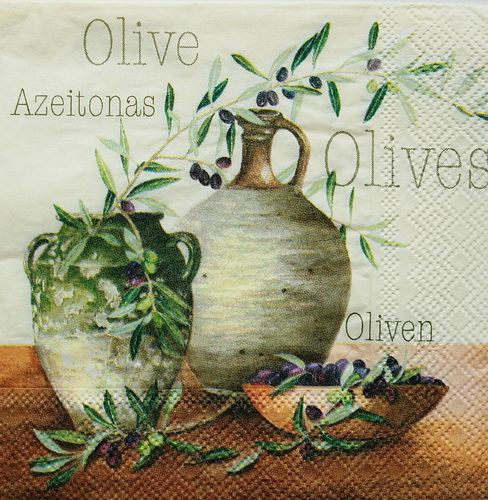 Серветка Оливкова олія 