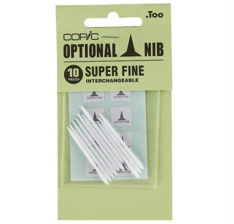 Transotype супер тонкий наконечник для маркера, Nibs Superfine Copic Classic (10 шт.)