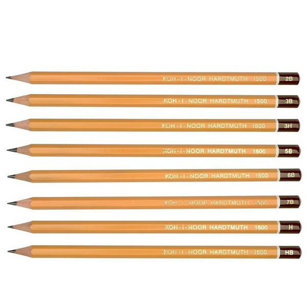 Олівець графітний 1500 в асортименті.  - фото 1