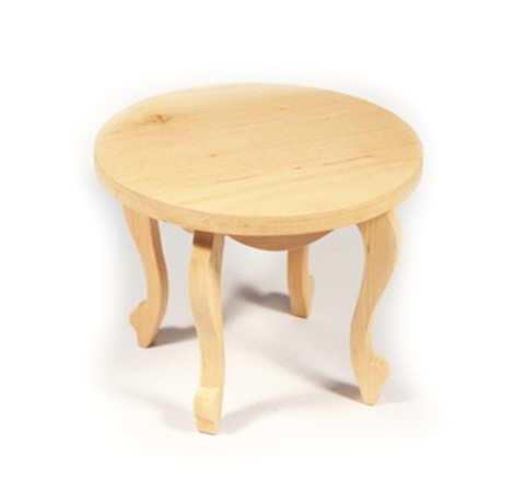 Деревянный игрушечный столик Круглый, h-12 см