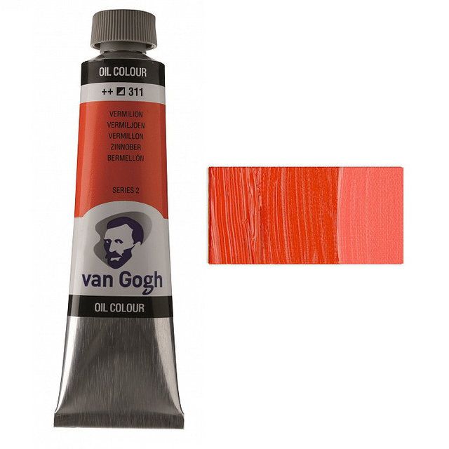 Масляная краска Van Gogh, КИНОВАР (311), 40 мл. Royal Talens