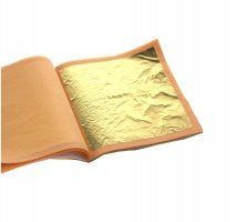 Поталь листова вільна, імітація золота №2,5, 50 л., 16х16см 