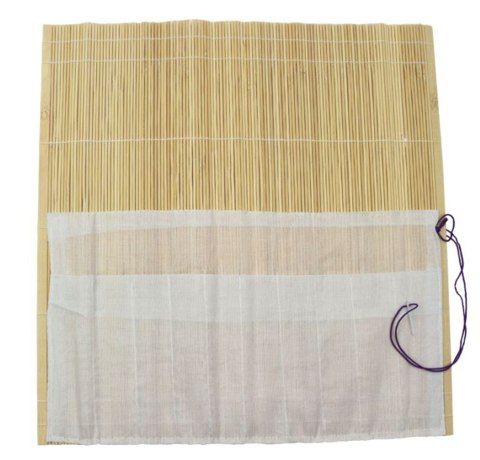 Пенал для пензлів, бамбук, нат. колір+тканина (36х36 см), 14502, DKART&CRAFT 