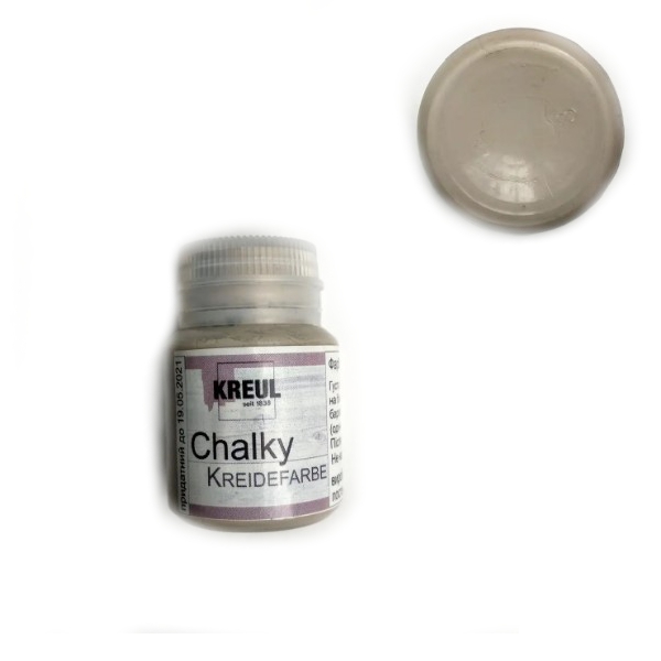 Меловая краска Kreul Chalky Chalk 20 ml на водн.осн., БЛАГОРОДНАЯ НУГА