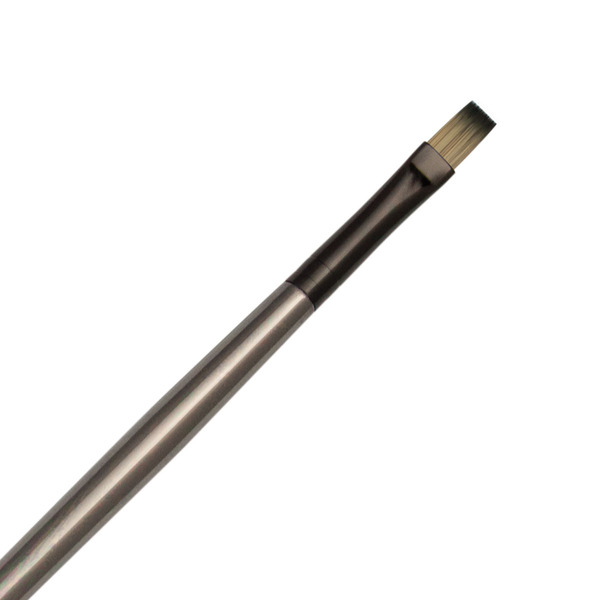 R&L Плоская кисть с удл. ворсом Zen 53F, синтетика, длинная ручка, #1