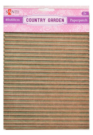 Тонкий папір для декупажу Country garden #19, 2 листи 40*60 см 