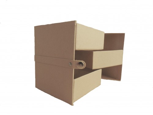 Заготівля з пап'є-маше, «Багаторівнева коробочка», 10x10x12см 