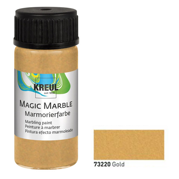 Краска для марморирования «Magic Marble» METALLIC, ЗОЛОТО, 20 ml. 