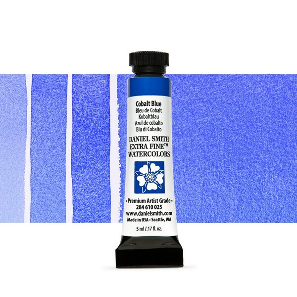 Акварельна фарба Daniel Smith, туба, 5мл. Колір: Cobalt Blue s3 