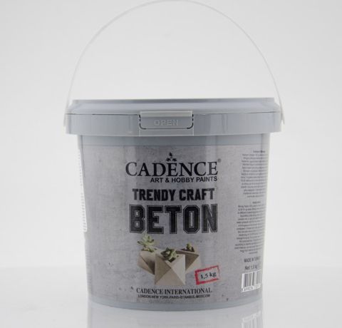 Cadence порошок для имитации эффекта бетона, Trendy Craft Beton, 1,5 кг