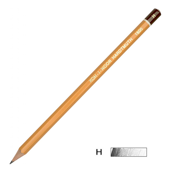 Олівець графітний 1500, Твердість H 