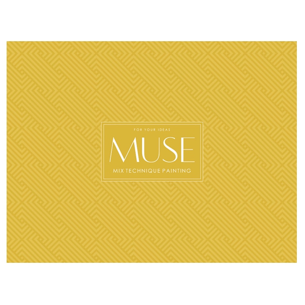 Альбом для разных техник (mixed media) MUSE А4+, горизонт. склейка, 240 г/м2, 15 листов