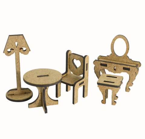 3D Заготовка мебели для шедоубокса №54, ДВП. Фабрика Декору - фото 1