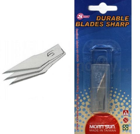 Сменные лезвия для макетного ножа Morn Sun, 3 шт/уп.