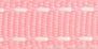 Лента репсовая Нежно-розовая с белой строчкой, 1 см/1 метр