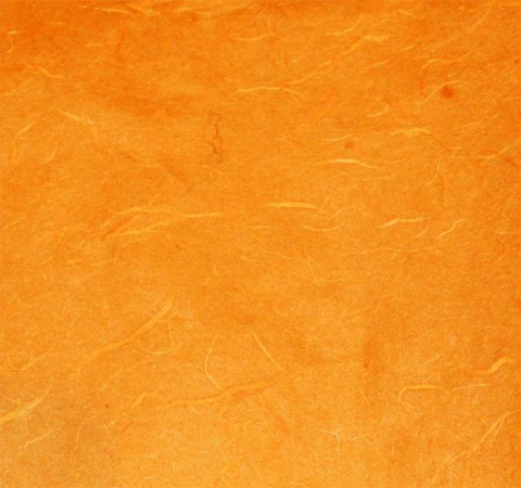 Тутовая бумага 50х70 см, Оранжевая