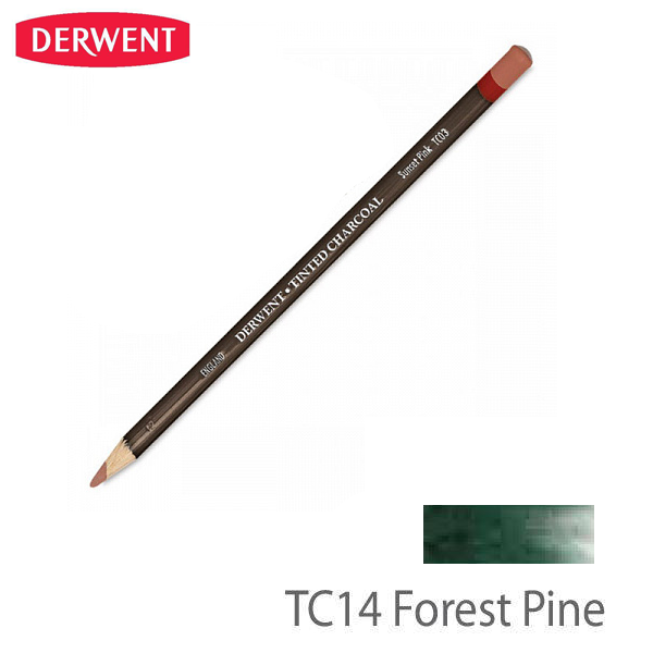 Карандаш угольный Derwent Tinted Charcoal, (TC14) лесная сосна