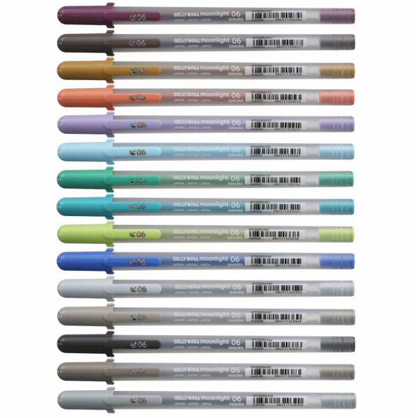 Ручки гелеві MOONLIGHT Gelly Roll 0,6 Sakura, ВИБРАТИ КОЛІР  - фото 1