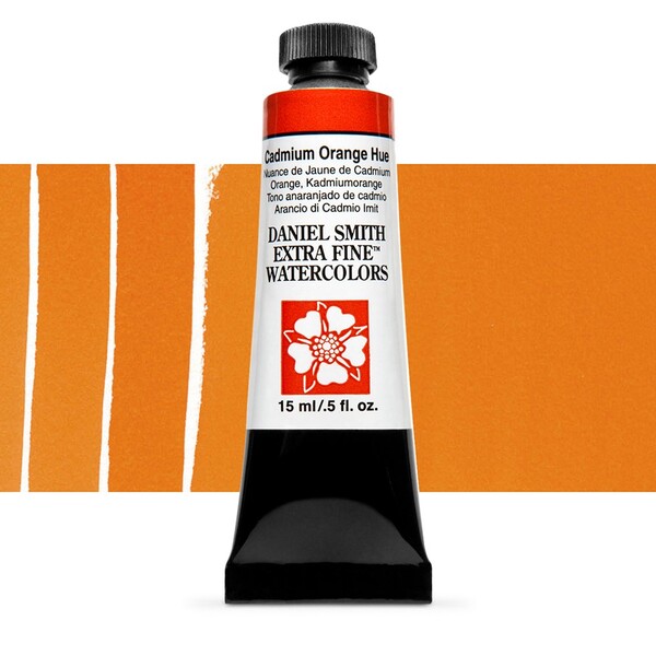 Акварельна фарба Daniel Smith, туба, 15мол. Колір: Cadmium Orange Hue s3 