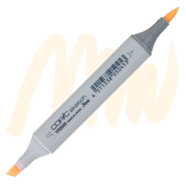 Copic маркер Sketch №YR-0000 Pale chiffon (Ніжний шифон) 