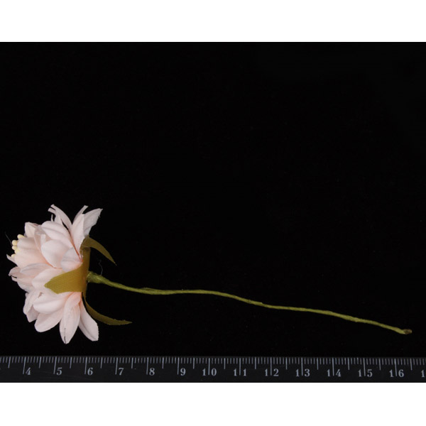 Букетик искусственных цветов хризантемы 6 шт/уп., НЕЖНО-РОЗОВЫЕ - фото 2