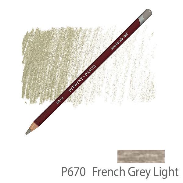 Пастельний олівець Derwent Pastel (P670), Французький сірий світлий. 