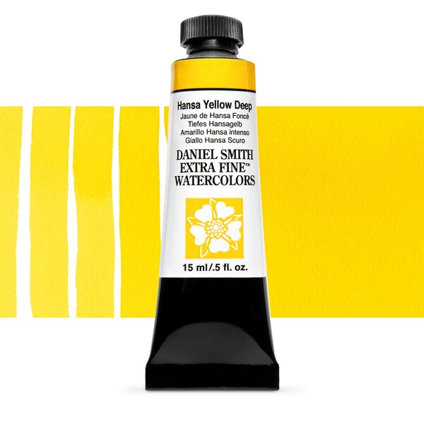 Акварельная краска Daniel Smith, туба, 15мл. Цвет: Hansa Yellow Deep s1