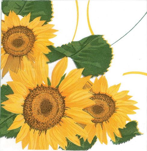 Салфетка Подсолнухи