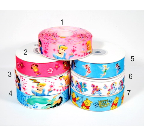 Лента репсовая «Детская» (мотив на выбор), 2,5 см/1 метр