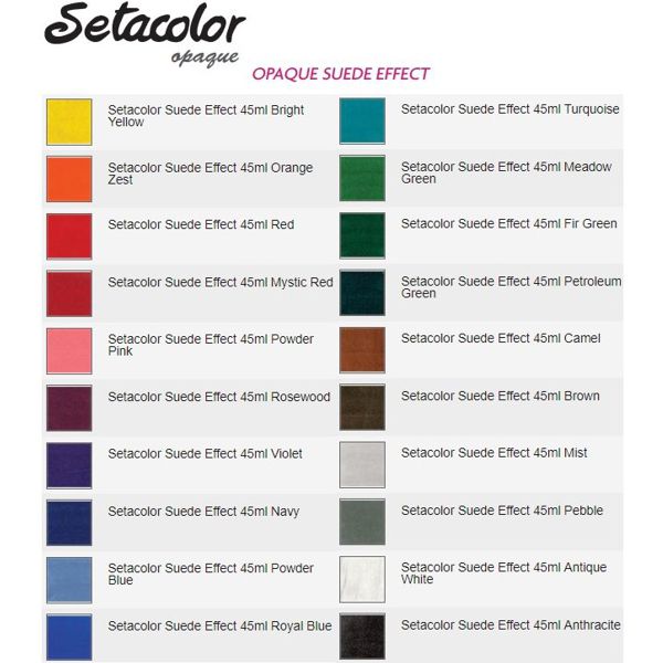 Краски акриловые для ткани Pebeo Setacolor Opaque с эффектом замши, 45 ml, ВЫБРАТЬ ЦВЕТ - фото 3