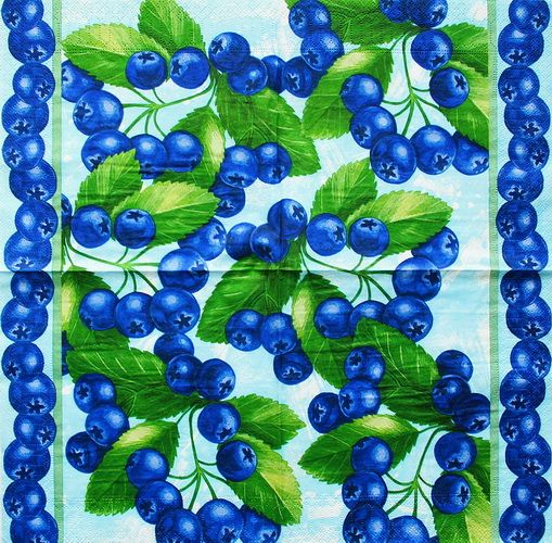 Салфетка Ягоды Черника