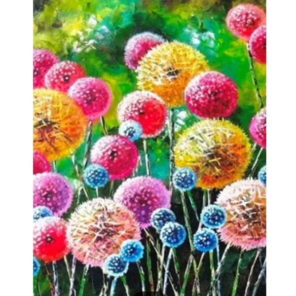 Алмазная мозаика Go to art "Веселые одуванчики" 40*50см