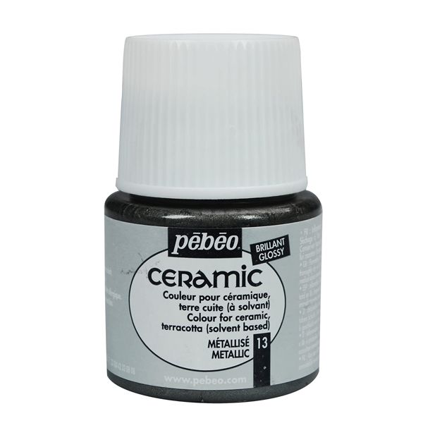 Фарби для скла та кераміки Pebeo "CERAMIC" Метал №13, 45 ml 