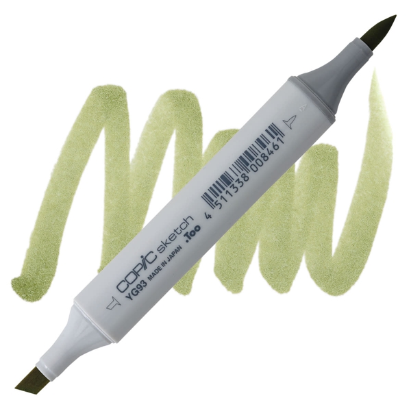Copic маркер Sketch №YG-93 Grayish yellow (жовто-сірий) 