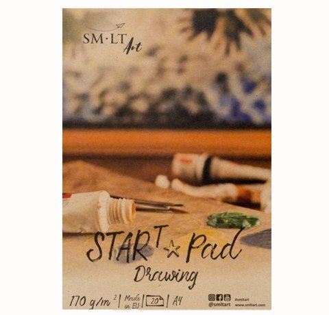 Альбом для рисунка STAR T А4, 170г/м2, 20л, SMILTAINIS