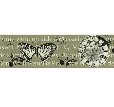 Паперовий скотч ScrapBerry's «Час метеликів», 15 мм*8 м 