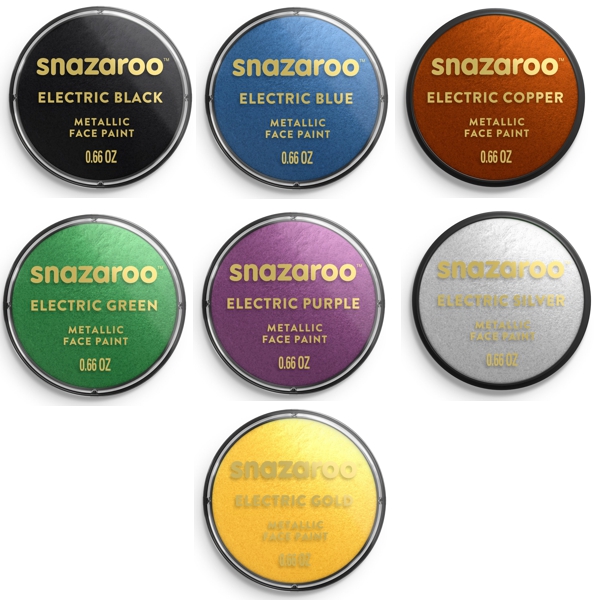 Краска для грима Snazaroo Metallic, 18 ml, ВЫБРАТЬ ЦВЕТ - фото 1