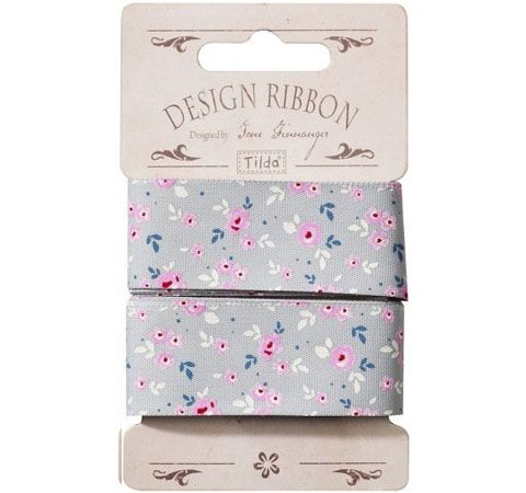 Лента декоративная «Стен серо-зеленый», хлопок, 25мм*3м