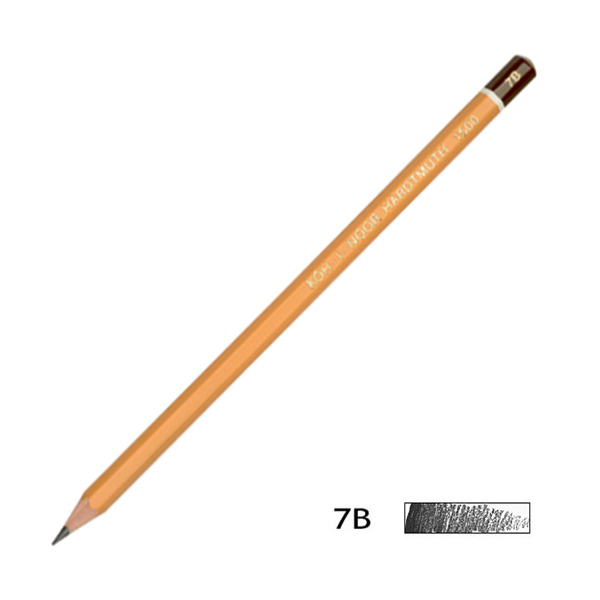 Олівець графітний 1500, Твердість 7B 