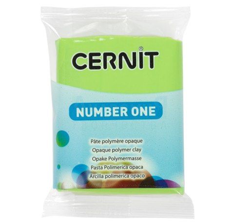 Полимерная глина Cernit Number One, 56 гр. Цвет: Весенняя зелень №603