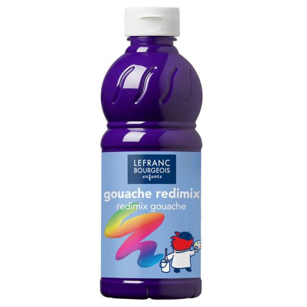 Краска гуашевая Lefranc Redimix 500 мл, Violet (Фиолетовый)