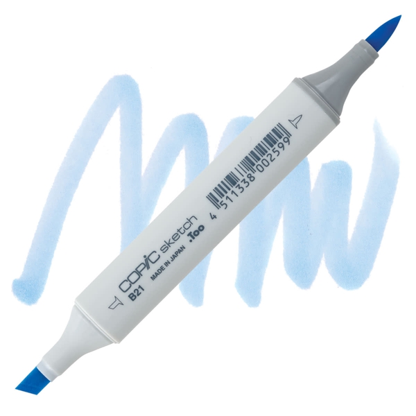 Copic маркер Sketch, №B-21 Baby blue (Нежно-синий)