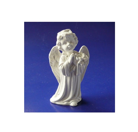 Гипсовая фигурка «Ангел с букетом», 7 см